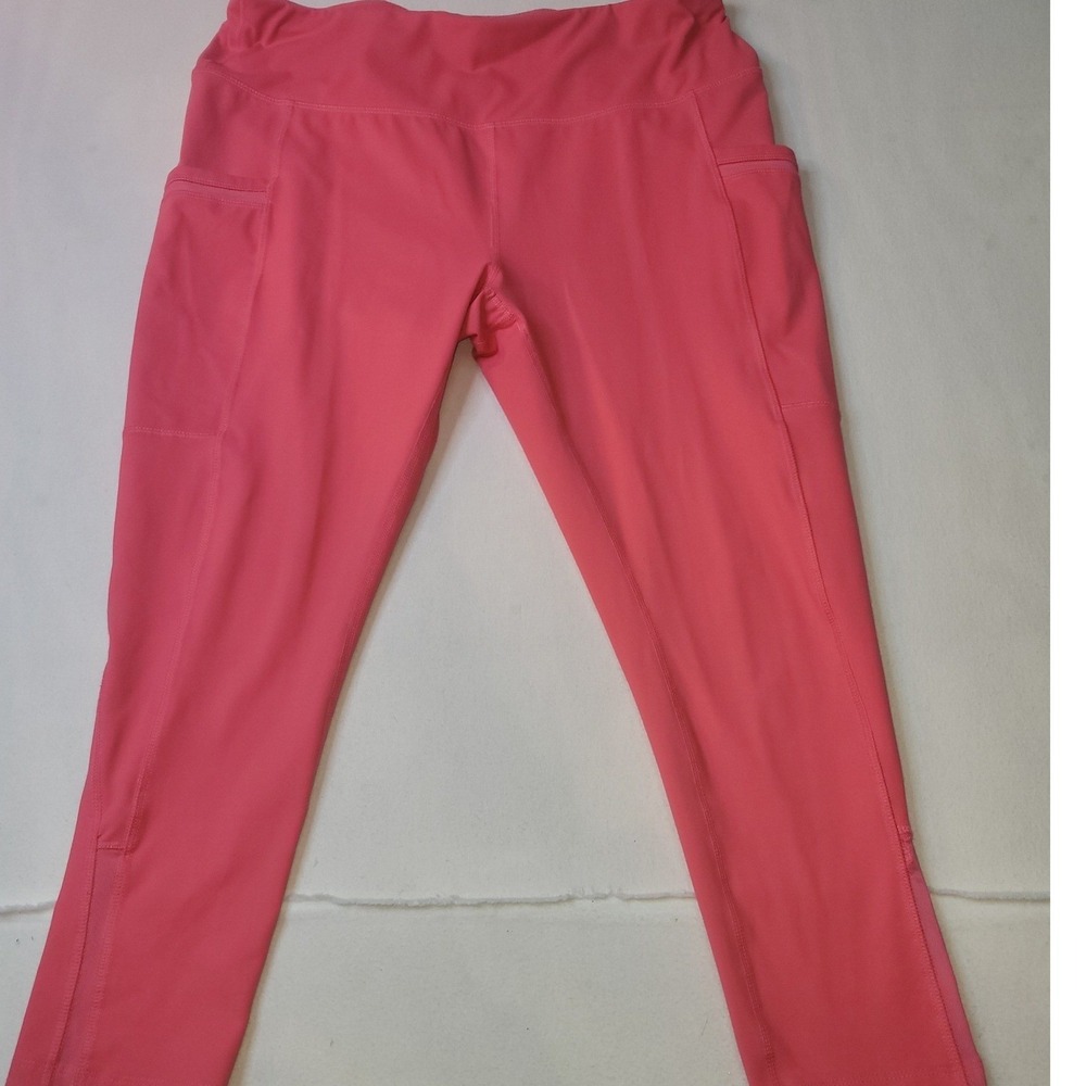 Active Live Well Pink Cropped Leggings with Pockets Size 14/16W  2805